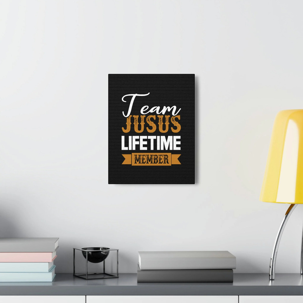 Scripture Walls Team Jesus Lifetime Member Romans 12:2 Ready to Hang Unframed